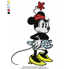 Minnie Mouse 02 Embroidery Design